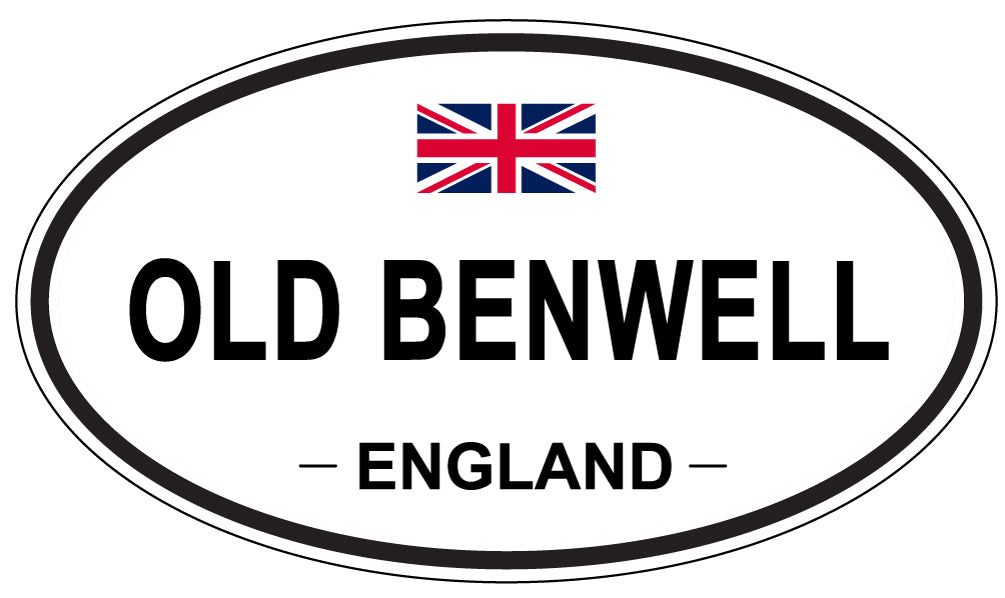 OLD BENWELL, England - Oval Magnet