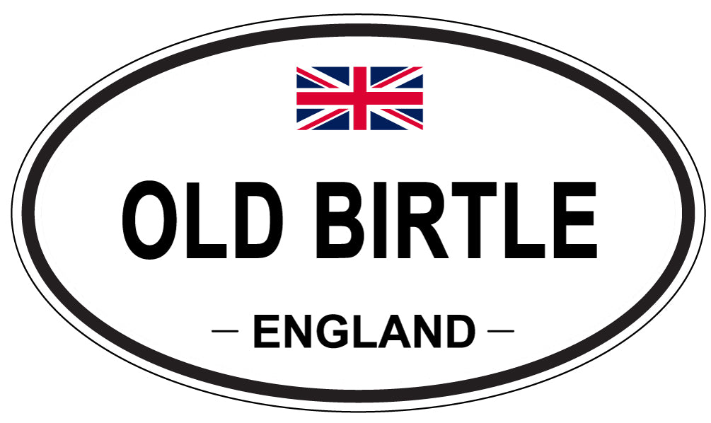 OLD BIRTLE, ENGLAND - Oval Sticker
