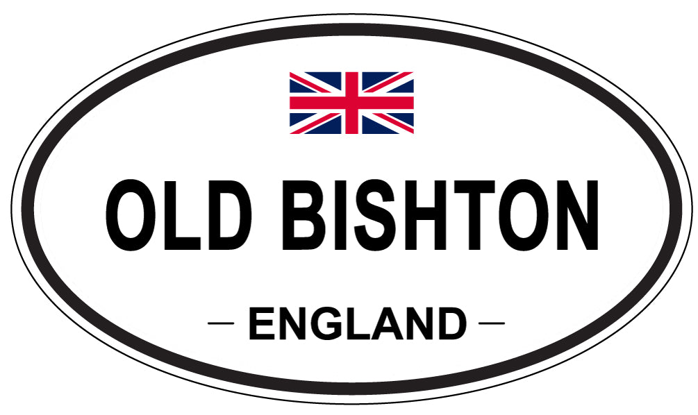 OLD BISHTON, England - Oval Magnet