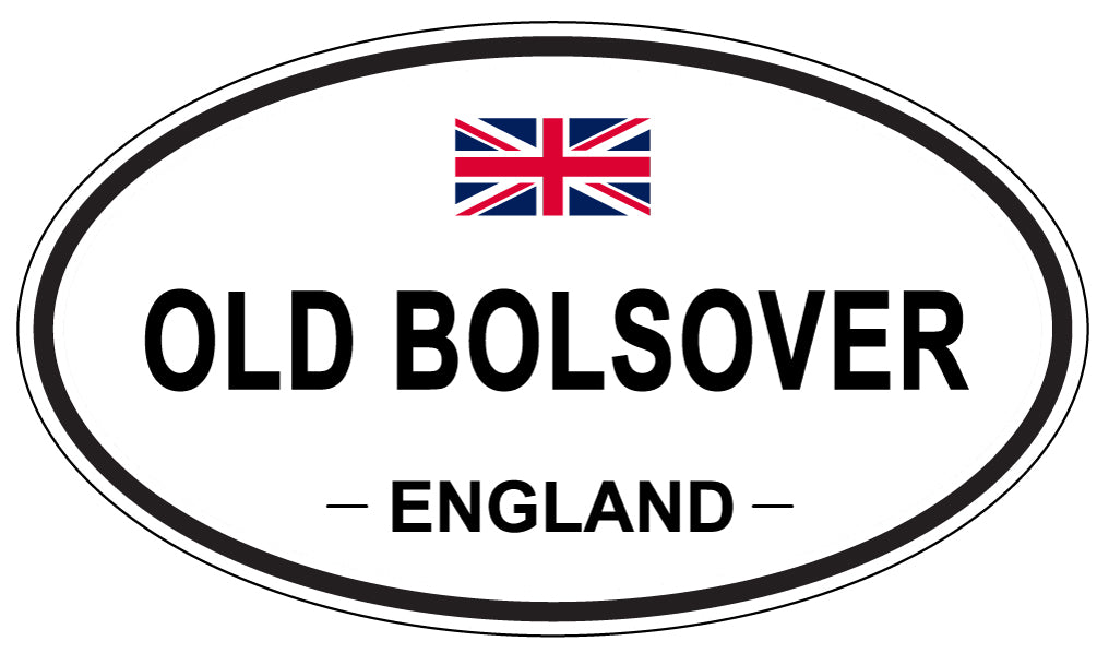 OLD BOLSOVER, England - Oval Magnet