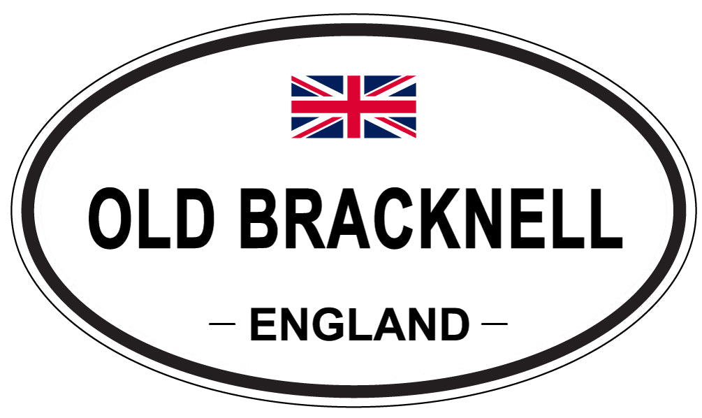 OLD BRACKNELL, ENGLAND - Oval Sticker
