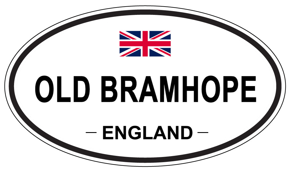 OLD BRAMHOPE, England - Oval Magnet
