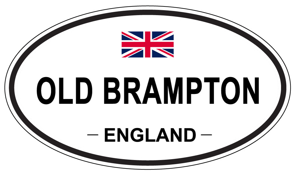 OLD BRAMPTON, England - Oval Magnet