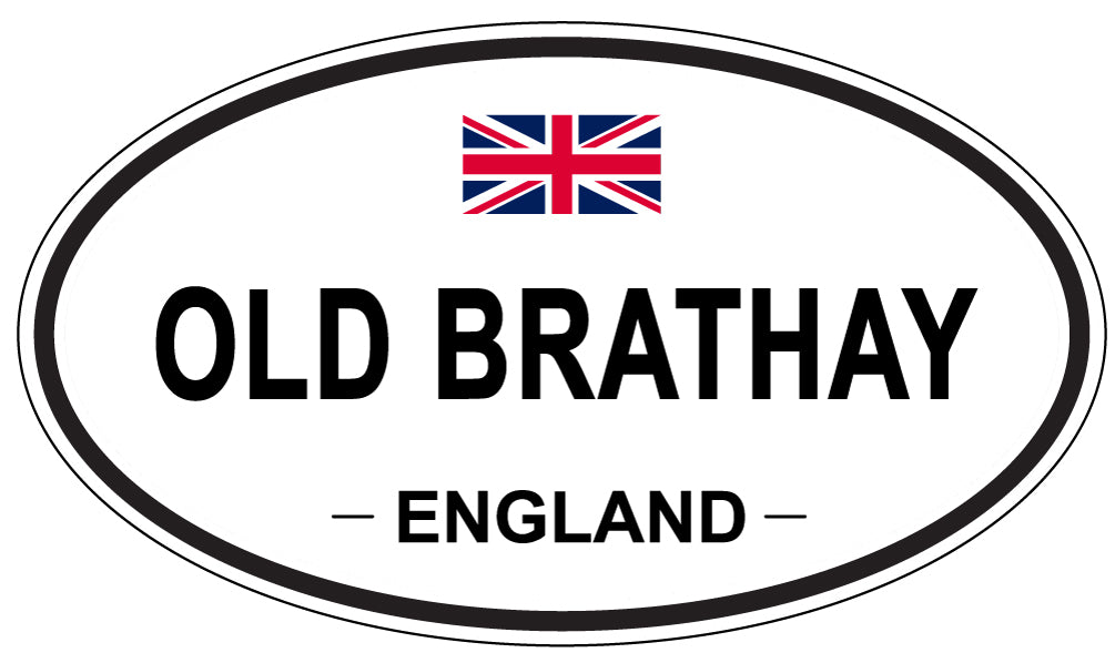 OLD BRATHAY, England - Oval Magnet