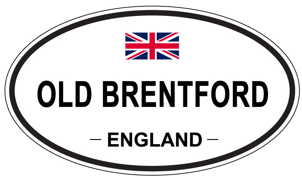OLD BRENTFORD, ENGLAND - Oval Sticker