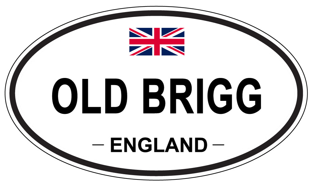 OLD BRIGG, England - Oval Magnet