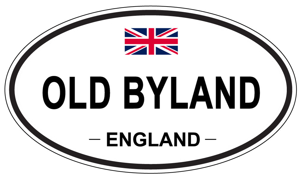 OLD BYLAND, England - Oval Magnet