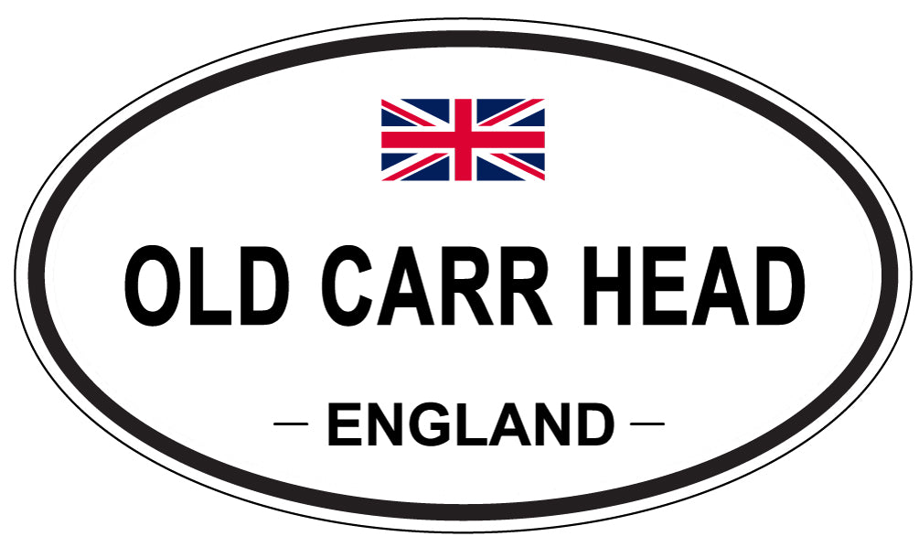 OLD CARR HEAD, England - Oval Magnet