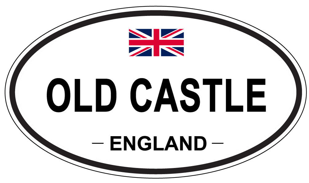 OLD CASTLE, England - Oval Magnet