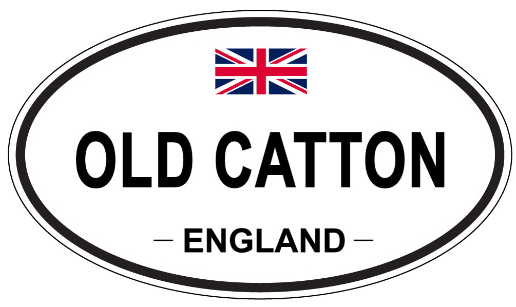 OLD CATTON, England - Oval Magnet