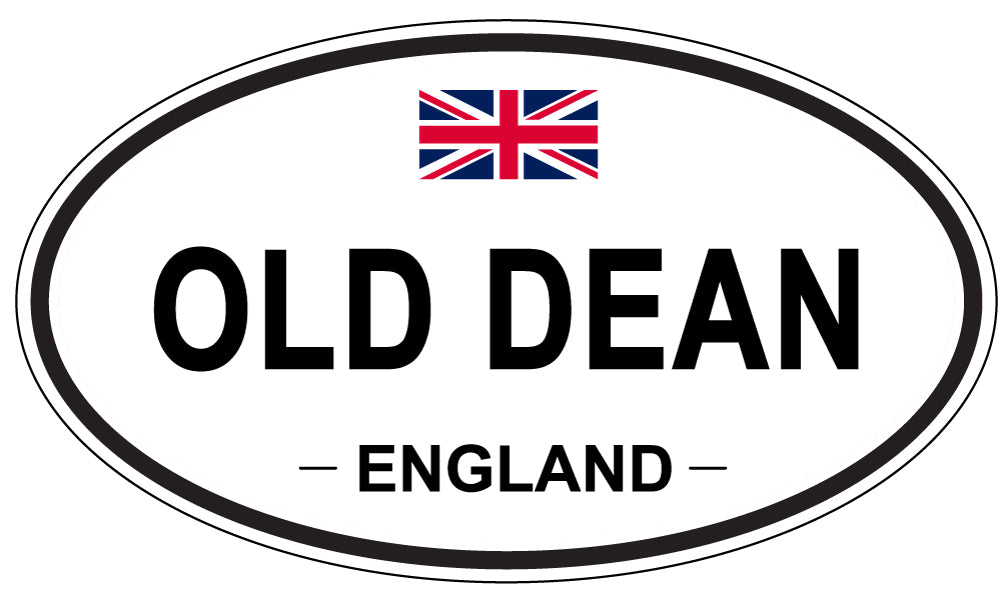 OLD DEAN, England - Oval Magnet