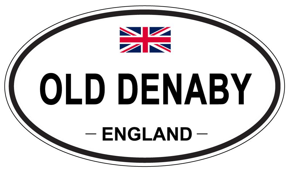 OLD DENABY, ENGLAND - Oval Sticker