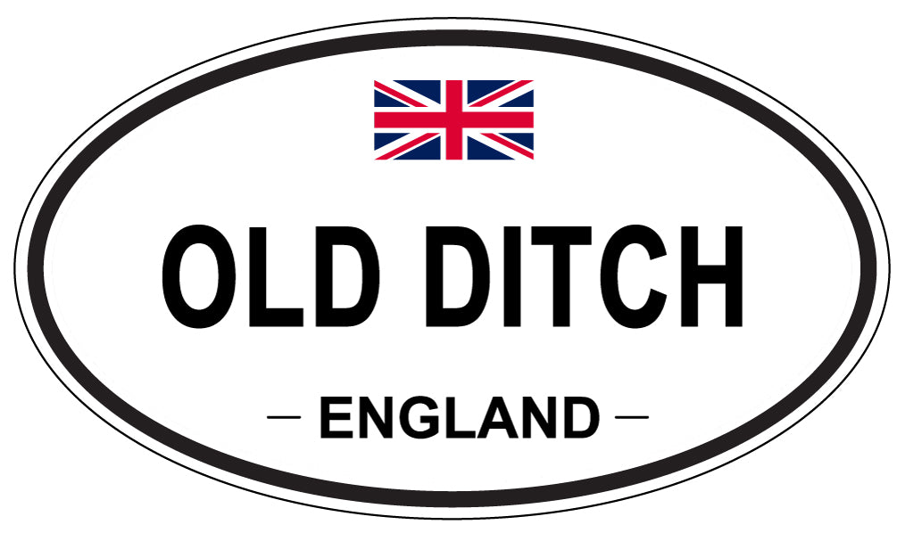 OLD DITCH, England - Oval Magnet