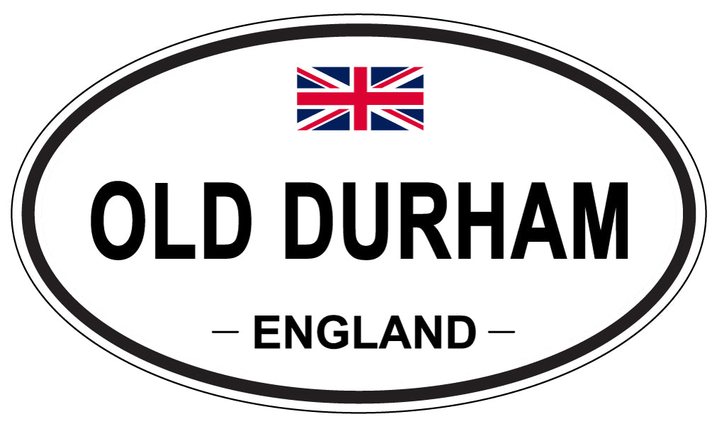OLD DURHAM, England - Oval Magnet