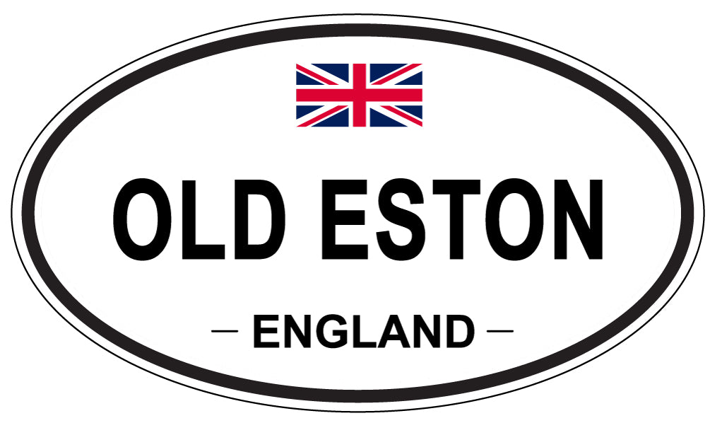 OLD ESTON, England - Oval Magnet
