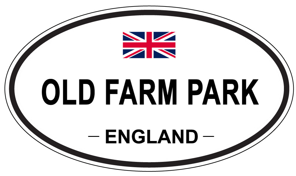 OLD FARM PARK, England - Oval Magnet
