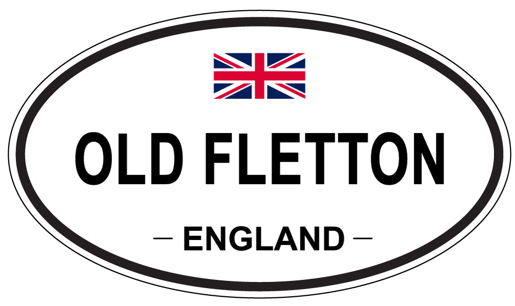 OLD FLETTON, England - Oval Magnet