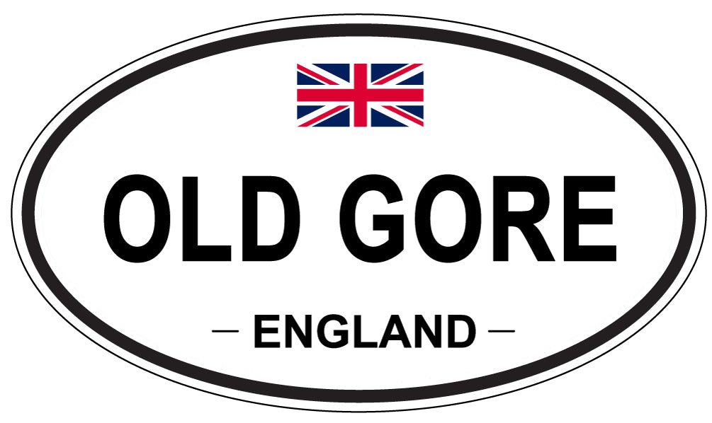 OLD GORE, ENGLAND - Oval Sticker