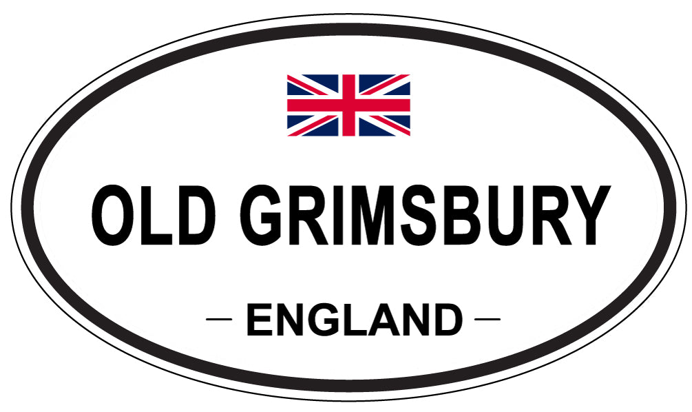 OLD GRIMSBURY, England - Oval Magnet