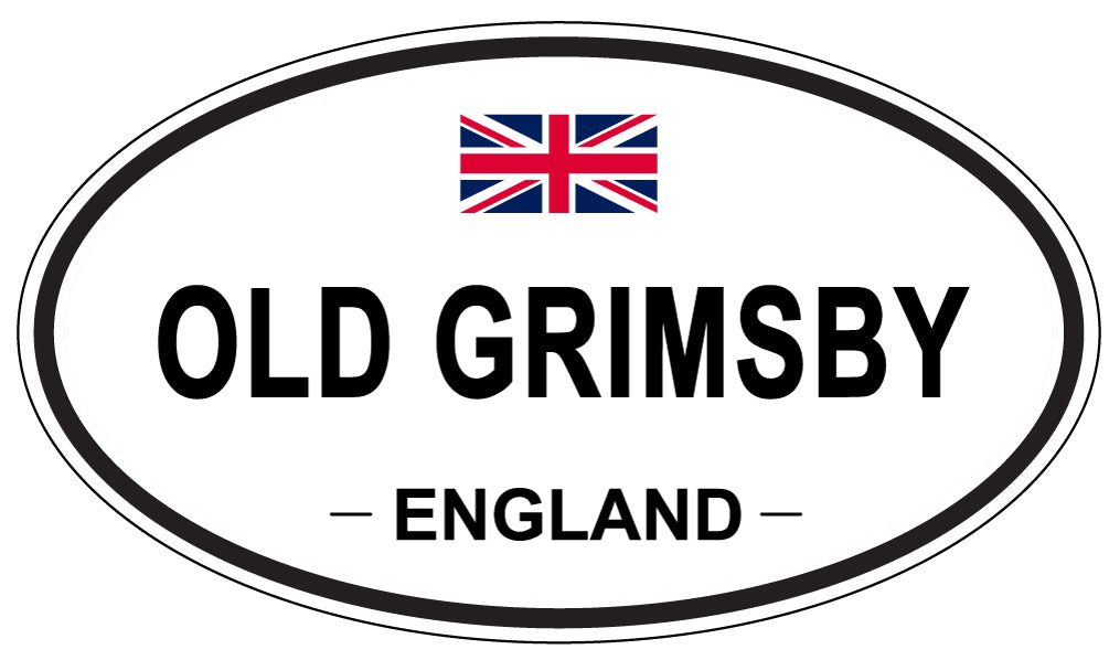 OLD GRIMSBY, England - Oval Magnet