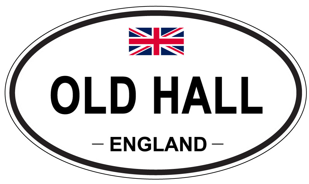OLD HALL, England - Oval Magnet
