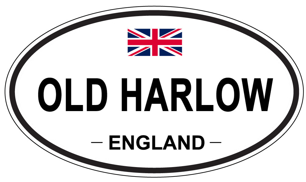 OLD HARLOW, England - Oval Magnet
