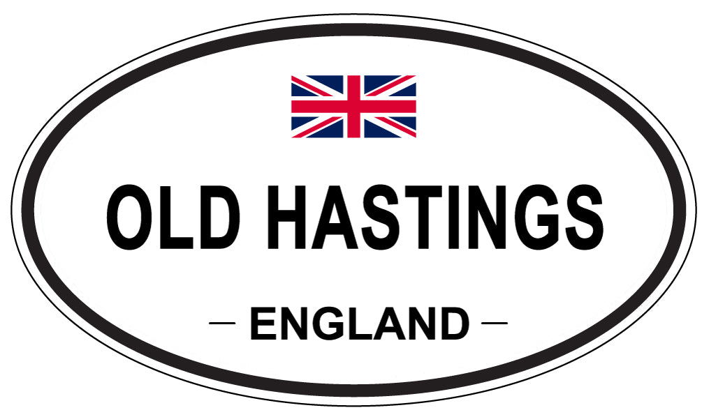 OLD HASTINGS, England - Oval Magnet