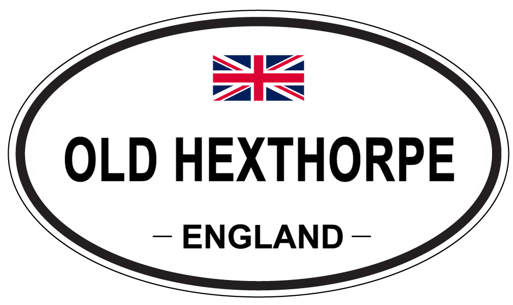 OLD HEXTHORPE, England - Oval Magnet