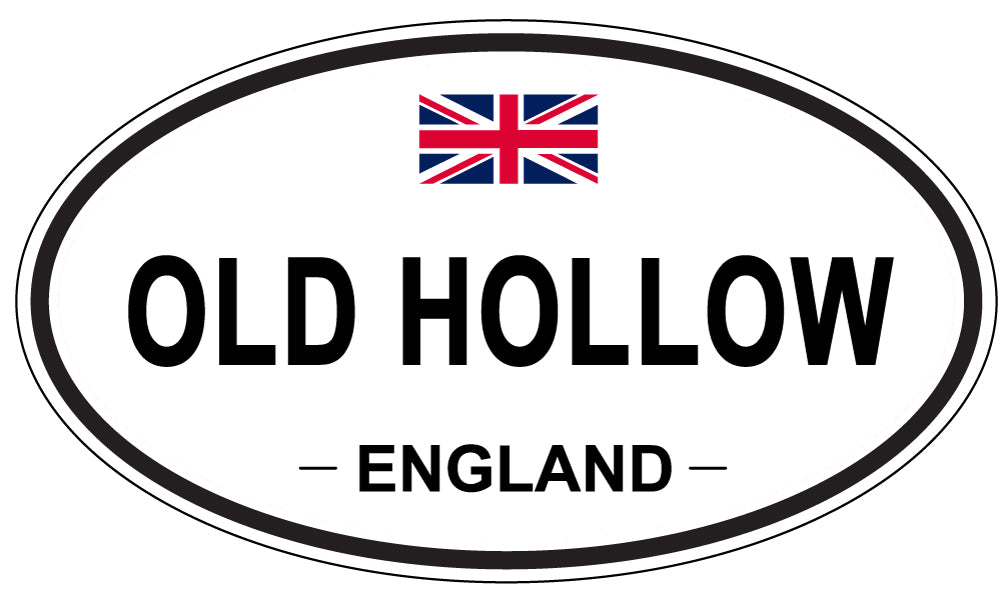 OLD HOLLOW, England - Oval Magnet
