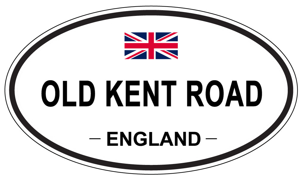 OLD KENT ROAD, ENGLAND - Oval Sticker