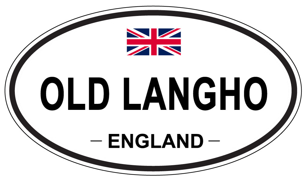 OLD LANGHO, England - Oval Magnet