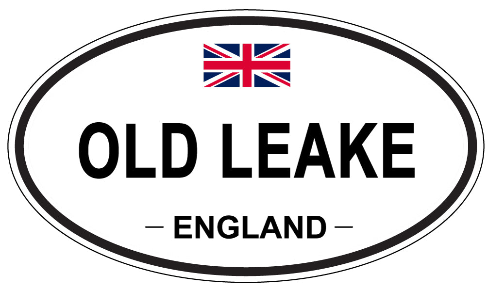 OLD LEAKE, England - Oval Magnet