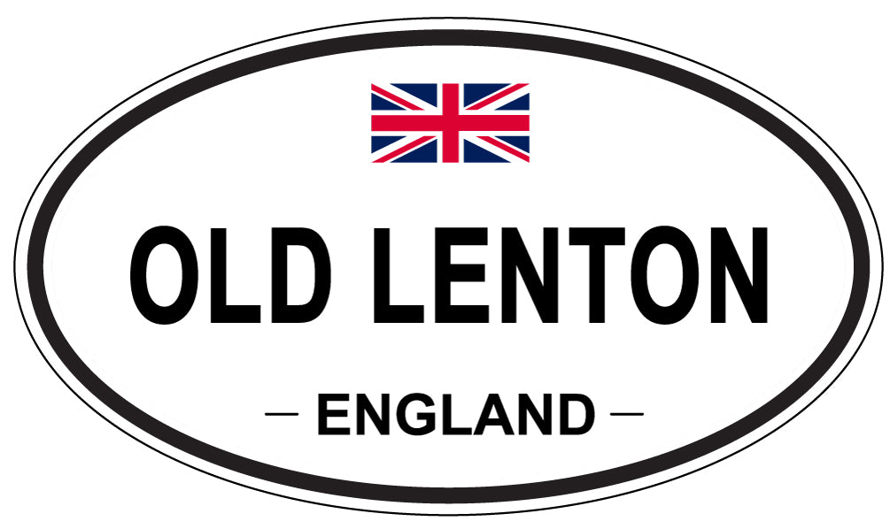 OLD LENTON, England - Oval Magnet
