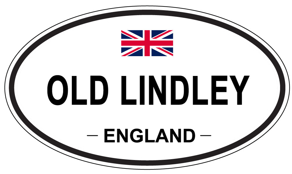 OLD LINDLEY, England - Oval Magnet