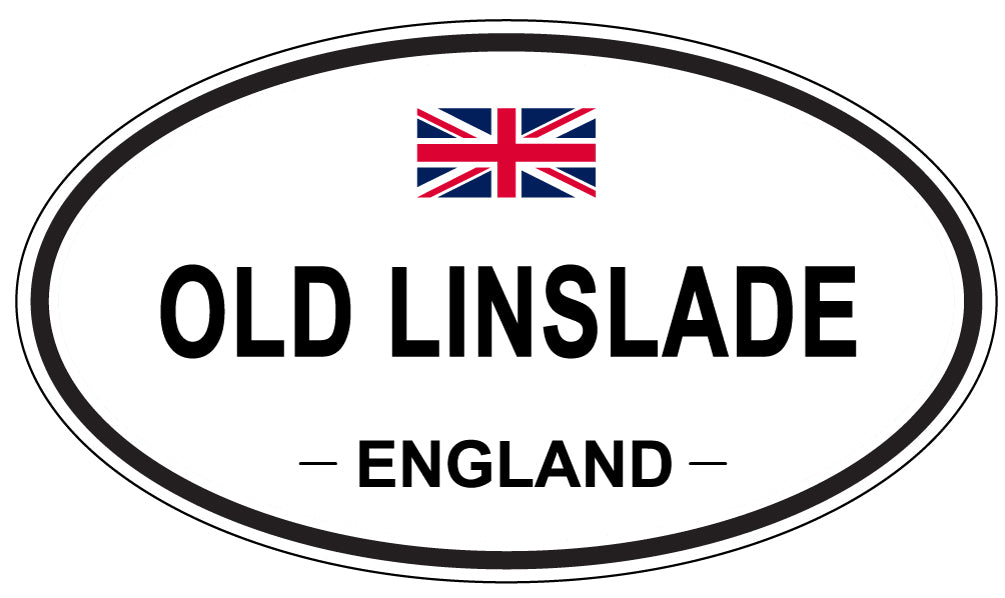 OLD LINSLADE, ENGLAND - Oval Sticker
