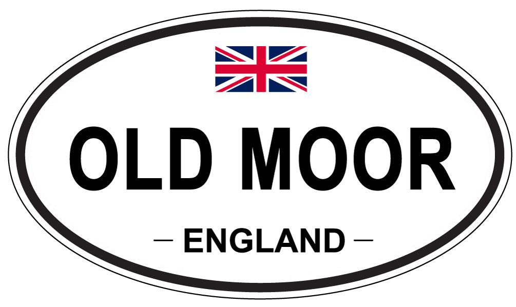 OLD MOOR, England - Oval Magnet