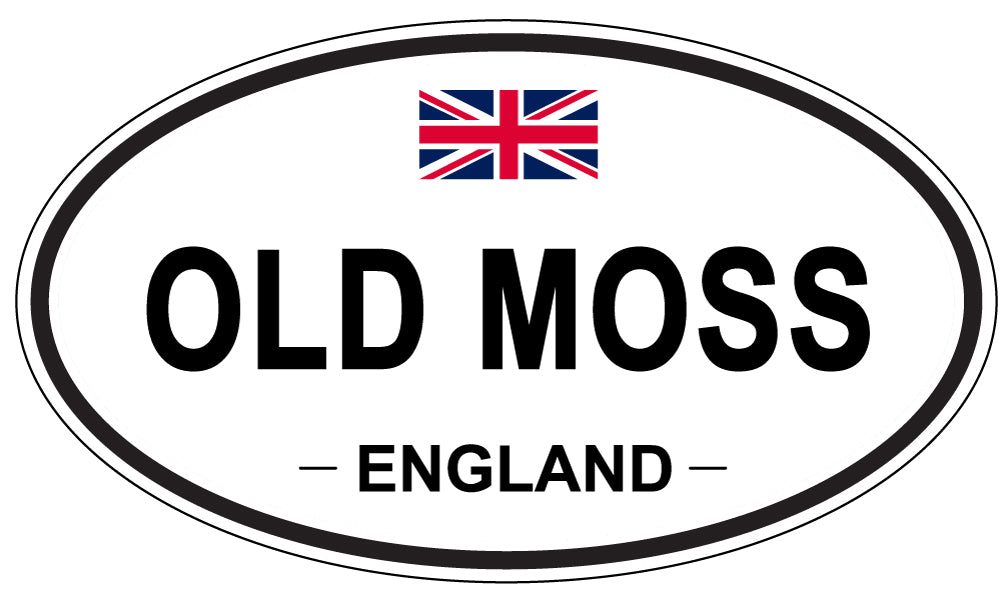 OLD MOSS, England - Oval Magnet