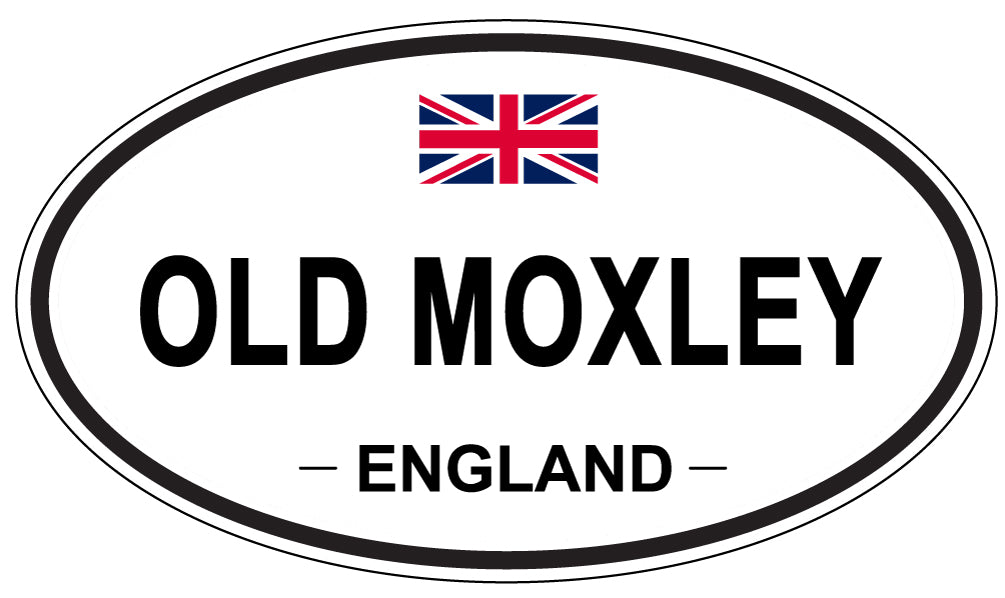 OLD MOXLEY, England - Oval Magnet