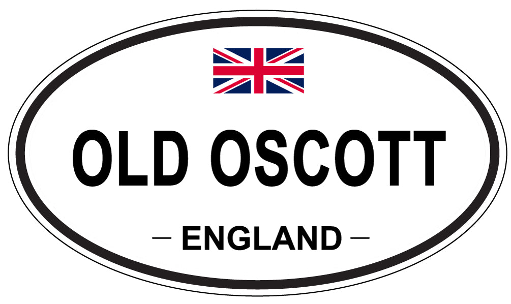 OLD OSCOTT, England - Oval Magnet