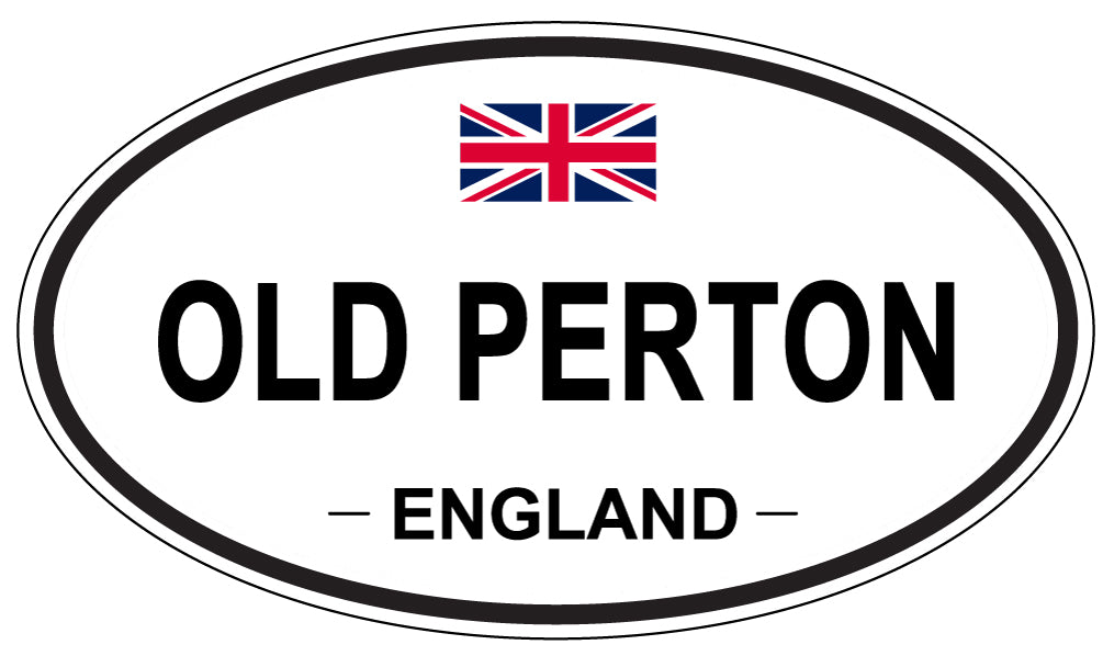 OLD PERTON, England - Oval Magnet