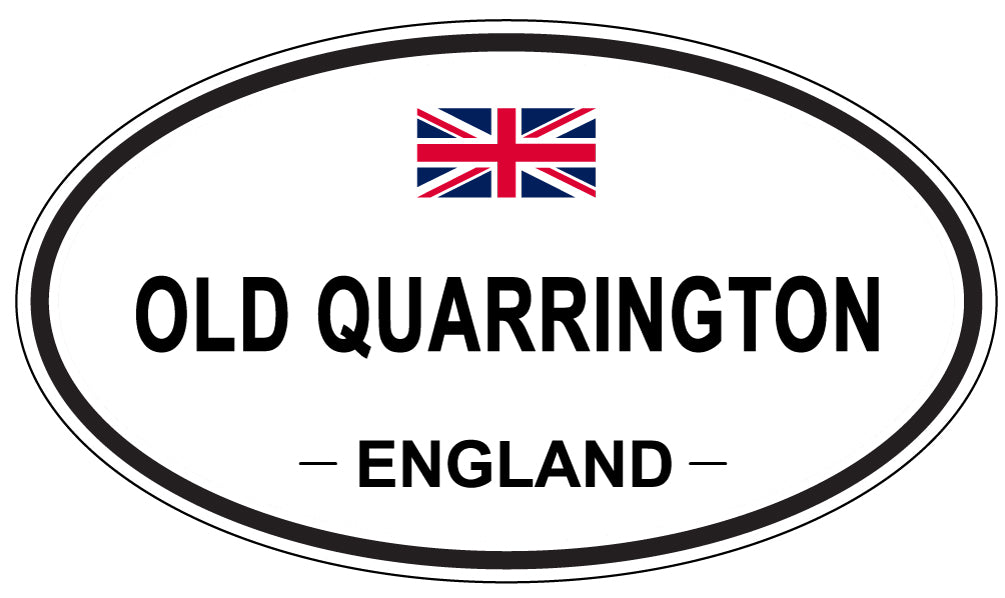 OLD QUARRINGTON, England - Oval Magnet