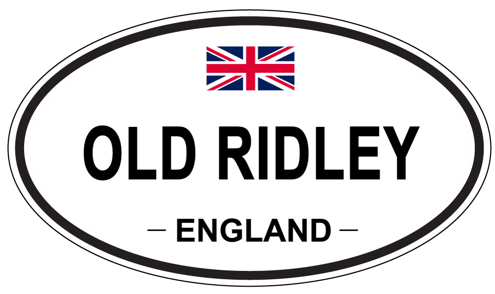 OLD RIDLEY, England - Oval Magnet