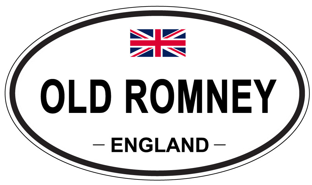 OLD ROMNEY, England - Oval Magnet