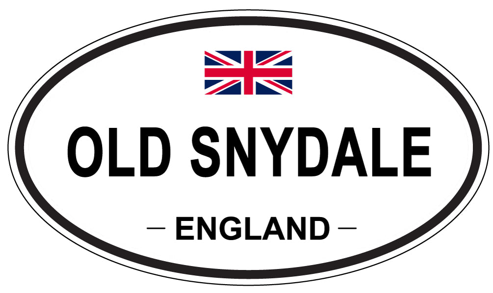 OLD SNYDALE, England - Oval Magnet