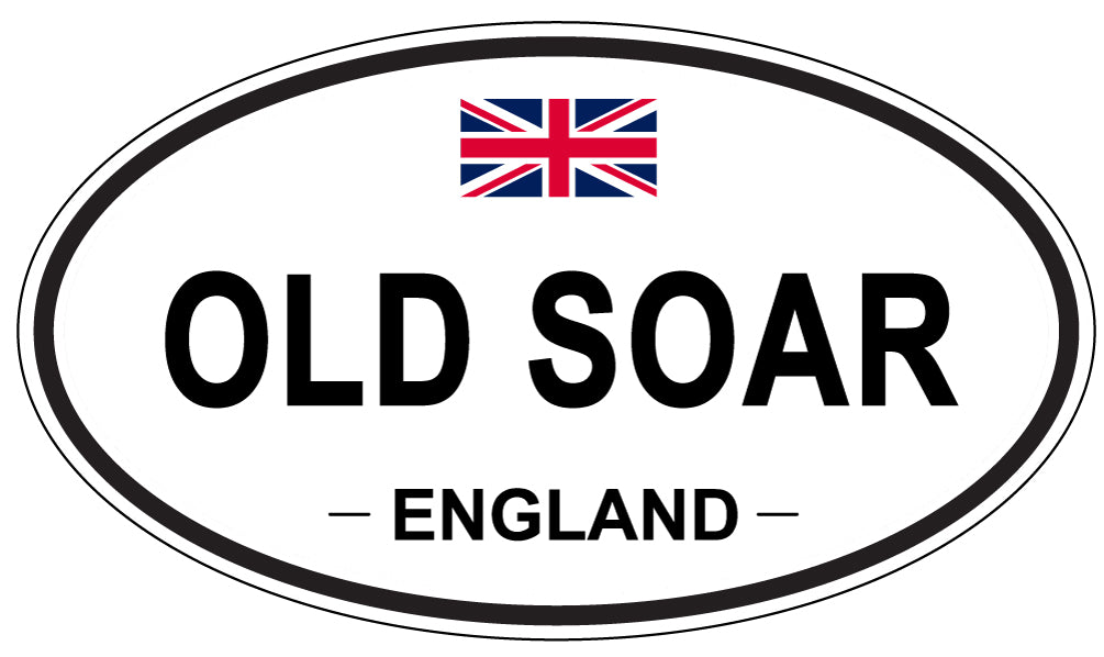 OLD SOAR, England - Oval Magnet