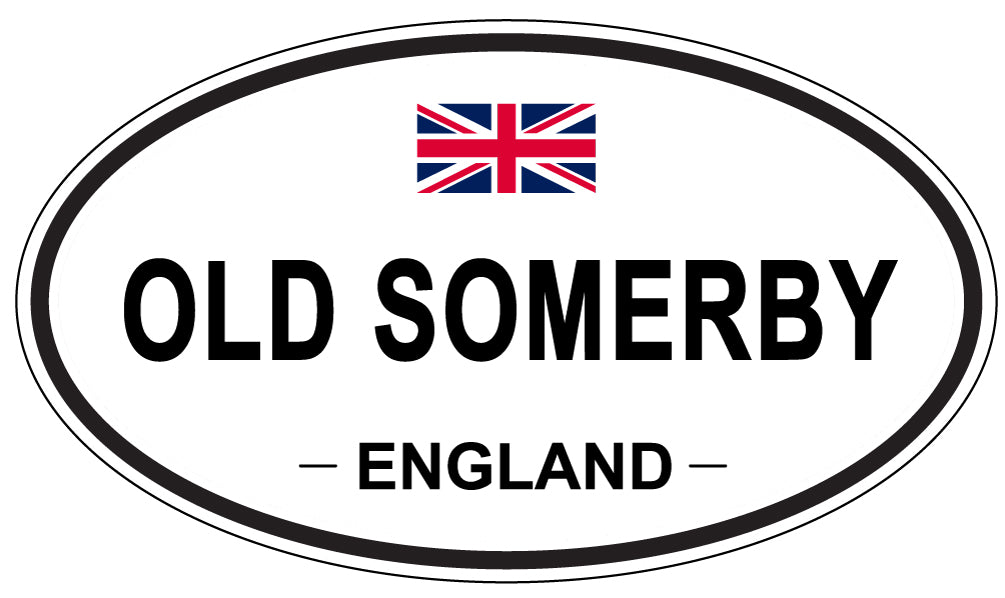 OLD SOMERBY, England - Oval Magnet