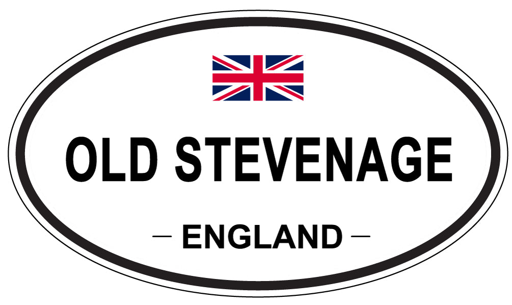 OLD STEVENAGE, England - Oval Magnet
