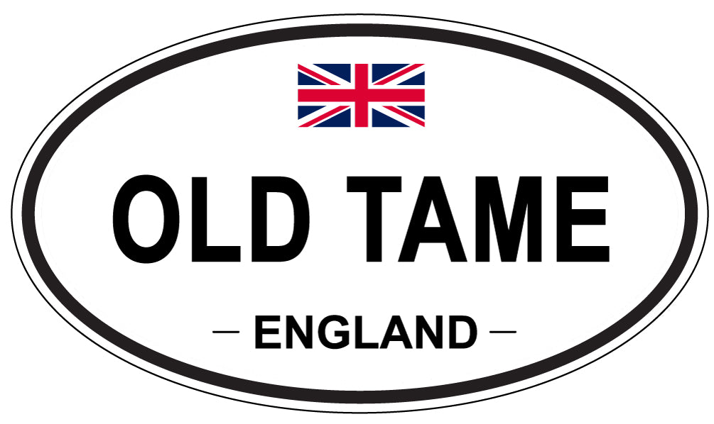 OLD TAME, ENGLAND - Oval Sticker