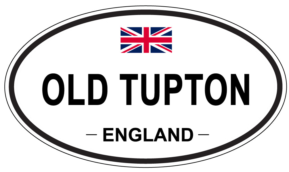 OLD TUPTON, ENGLAND - Oval Sticker