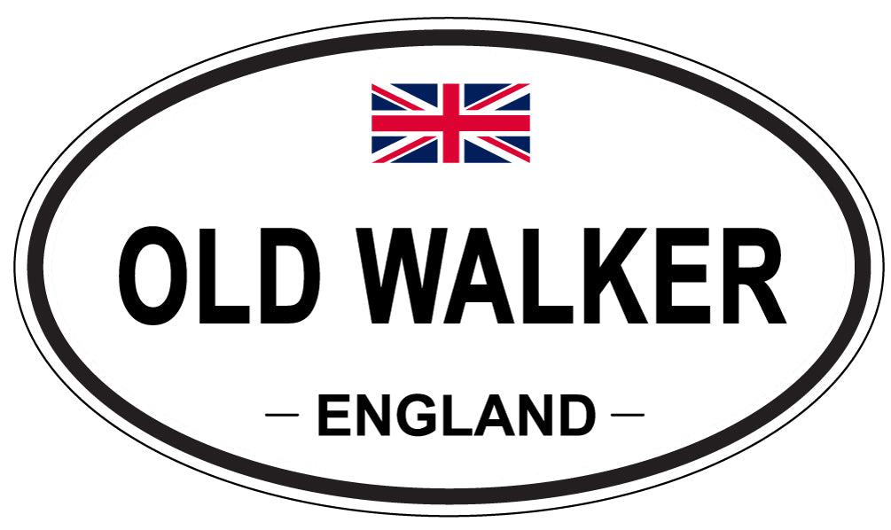 OLD WALKER, ENGLAND - Oval Sticker